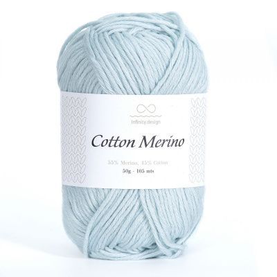Infinity Cotton Merino (5930 LIGHT BLUE) 55% мериносовая шерсть, 45% хлопок  50гр/105 м